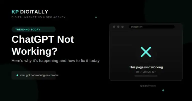 ChatGPT Not Working? Here’s Why (And How to Fix It Today)