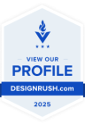 KP Digitally's rating on DesignRush, the industry‑leading B2B marketplace connecting brands with agencies.